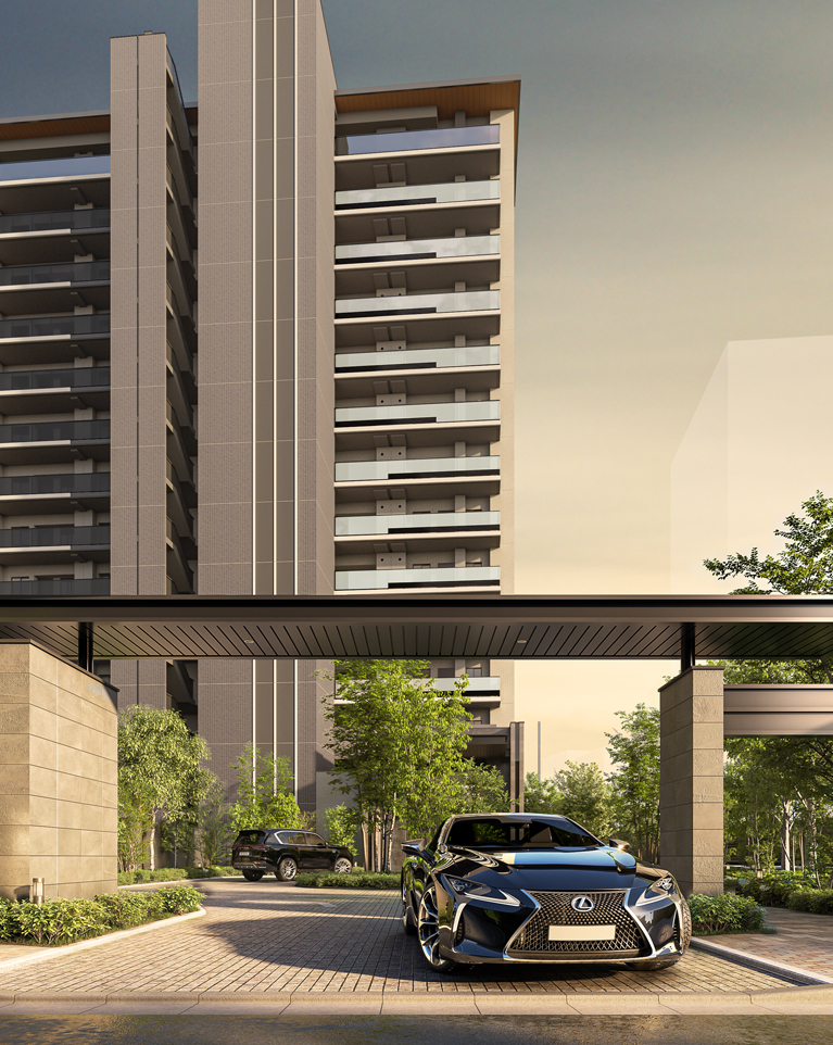 レジデンスゲート完成予想CG