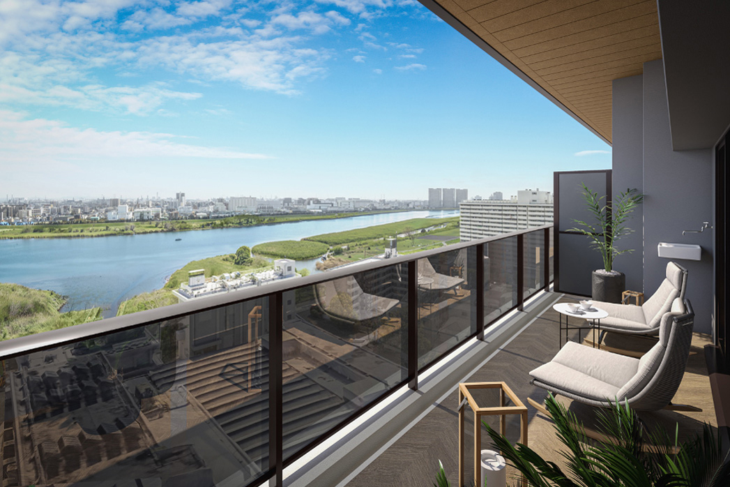 バルコニー完成予想CG